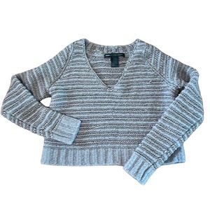 Marc by Marc Jacobs Cropped‎ Sweater Violet Slate - Size Small